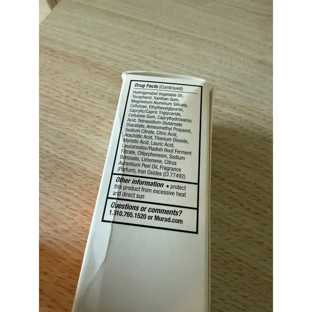 $57 New Murad Superactive Moisturizer SPF 50 Brightening Vitamin C 1.7 oz